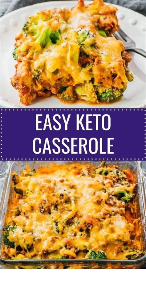 Instructions on preparing a broccoli casserole. KETO CASSEROLE WITH GROUND BEEF & BROCCOLI - Easy Food Recipes