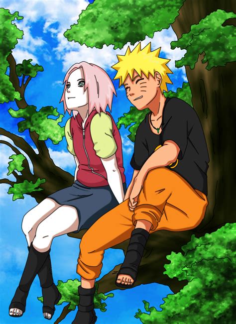 Naruto And Sakura Anime Naruto Casal Anime