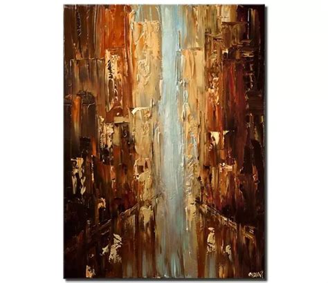 Cityscape Painting Downtown