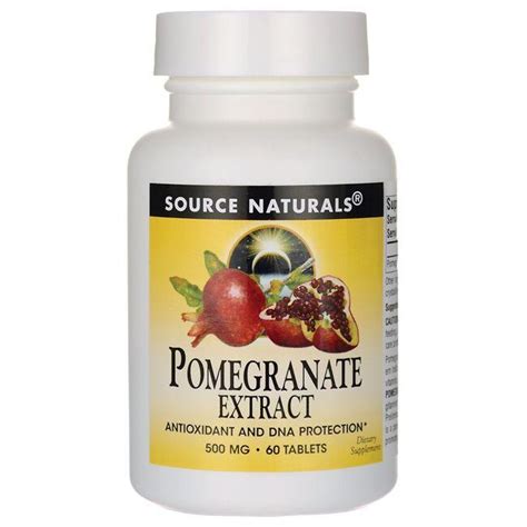 Source Naturals Pomegranate Extract 500 Mg 60 Tabs Swanson®