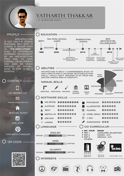 Yatharth Portfolio Final Graphic Design Cv Resume Design Creative