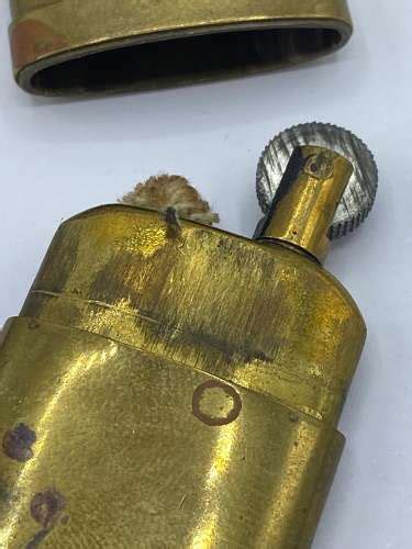 Ww2 Period British Private Purchase Brass Tommy Style Lighter Unmarked