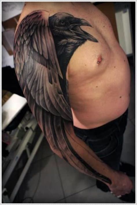 Mejores Tatuajes De Cuervo Llamativos Con Significados Profundos Tatuajeclub Com