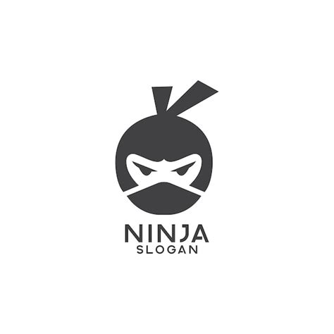 Premium Vector Premium Vector Ninja Logo Icon Design Template