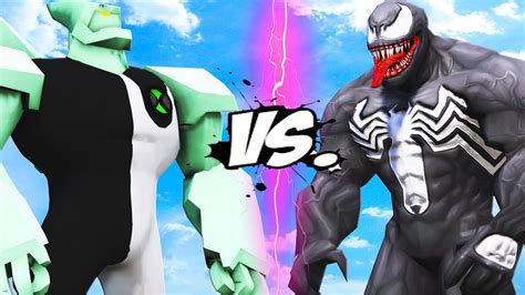 Diamondhead Ben 10 Vs Venom Epic Battle Youtube