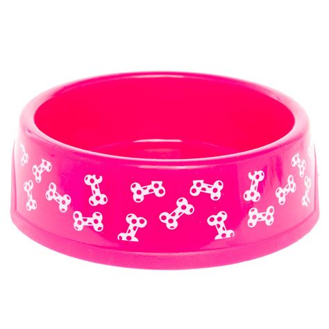Grreat Choice Dog Bowl Size 125 Pt Pink Plastic Dog Bowls Dog