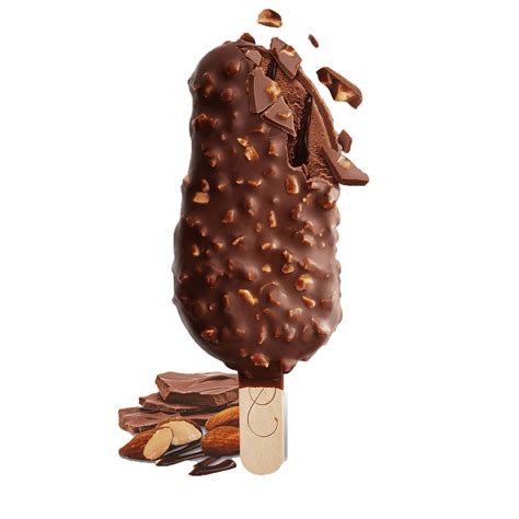 Pau de gelado de chocolate com amêndoas Häagen Dazs