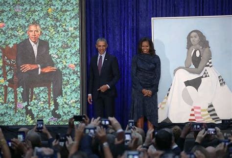 Pretty Sharp Barack And Michelle Obama Portraits Unveiled Mpr News