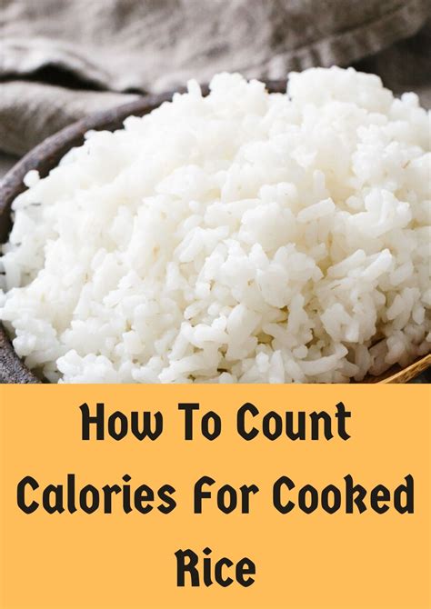 how to count calories for cooked rice asian recipe