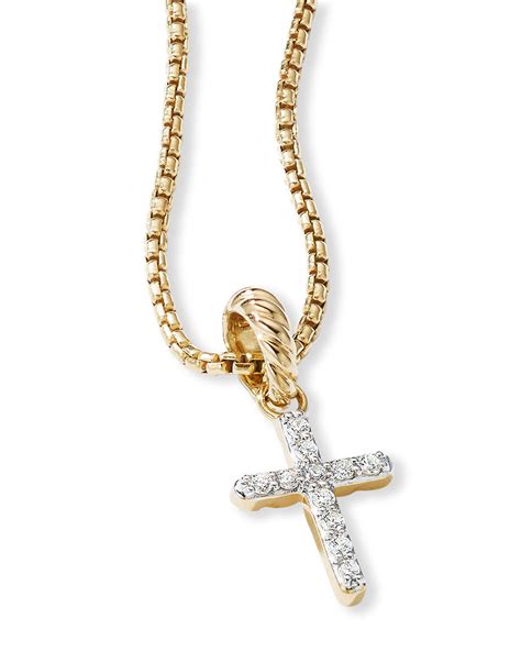 Gold Cross Pendant Diamond Cross Pendants Gold Necklace Pendant