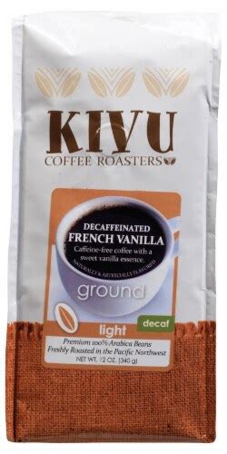 Kivu French Vanilla Decaf Light Roast Ground Coffee 12 Oz Kroger