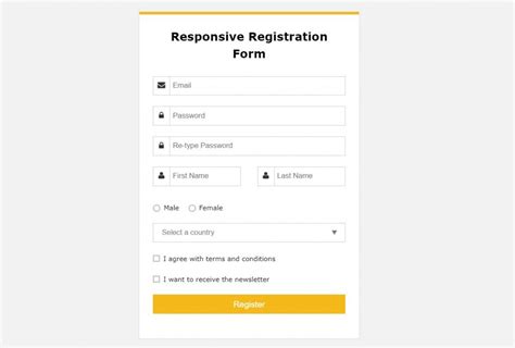 15 Bootstrap Registration Form Template Examples Onaircode