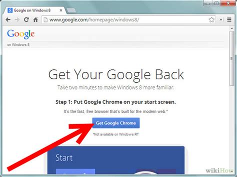 Search instantly search and navigate from the same box. How to Download Chrome on Windows 8: 4 Steps (with Pictures)