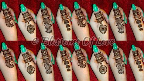 all new stylish and cute finger mehndi design thumb tattoo mehndi design youtube