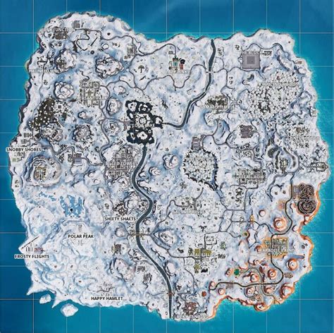 The Ice Storm Event Just Took Place Fortnite Map Covered In Snow