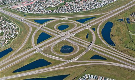 Aerial Photo High Speed Interchange