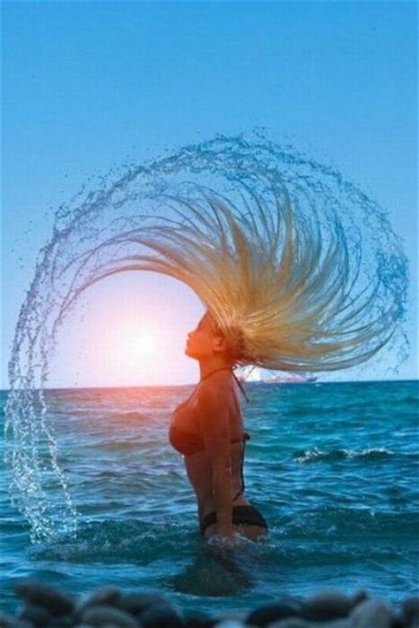 Hair Flip Sunset Girl Cool Pictures Amazing Photography Beach Photography