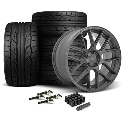Velgen Mustang Vmb7 Wheel And Tire Kit 20x9105 Matte Gunmetal