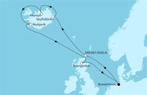 Mein Schiff Island Kreuzfahrt Routen Angebote Kreuzfahrt Org