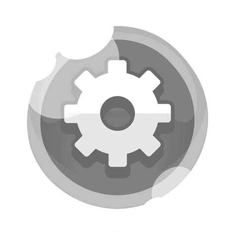 Round Grey Settings Button Icon Free Download Transparent Png Creazilla
