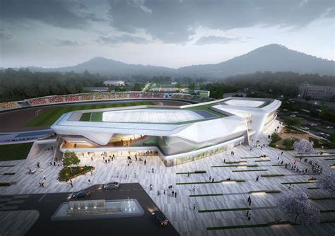 현상설계 Jeong Eup Sports Complex Facade Architecture Concept