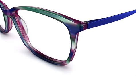 specsavers women s glasses saphire blue geometric plastic acetate frame €149 specsavers ireland