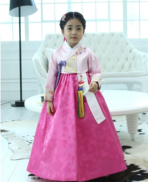 Girl Hanbok Dress Baby Korea Traditional Clothing 1 8 Ages Kid Etsy