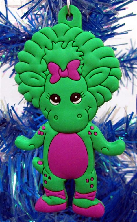 Barney Christmas Ornaments Featuring 4 Barney Ornaments With Barney Bj