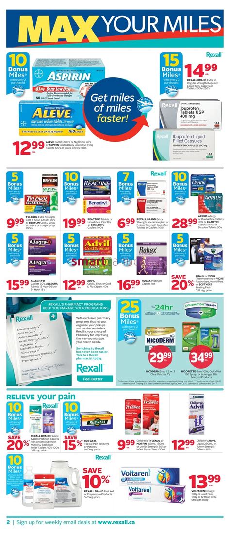 Rexall Drugstore West Flyer September 1 To 7