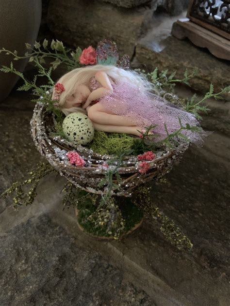 Sweet Dreams Tiny Fairy Ooak Fairy Fairy Doll Art Doll Etsy Ooak