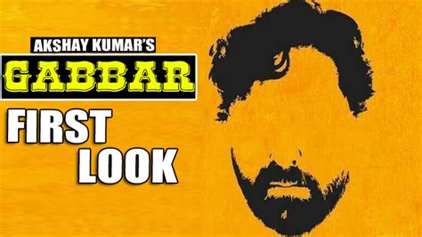 Gabbar Is Back First Look Akshay Kumar Video Dailymotion