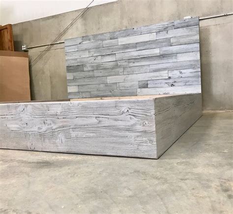 These have tons of character and charm as the years of weather this kit is designed to make a custom headboard without all the complex work. The Amanda grey driftwood finished bed with horizontal ...