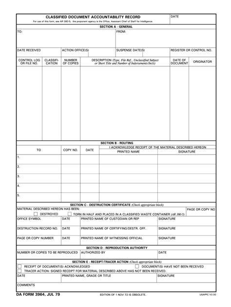Da 3964 Fill Out And Sign Printable Pdf Template Signnow