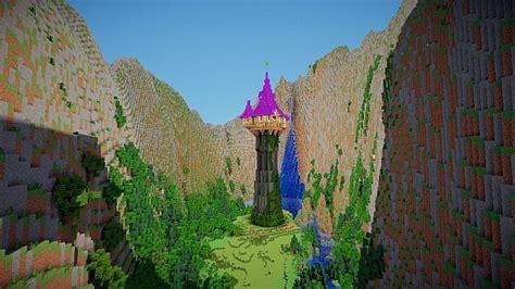 Tangled Rapunzels Tower Minecraft Project Tangled Tower Rapunzel