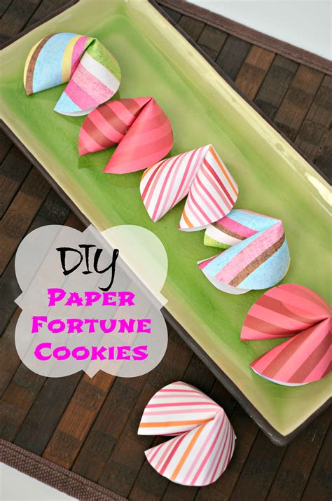 Make Your Own Fortune Cookies Out Of Paper Domestic Mommyhood