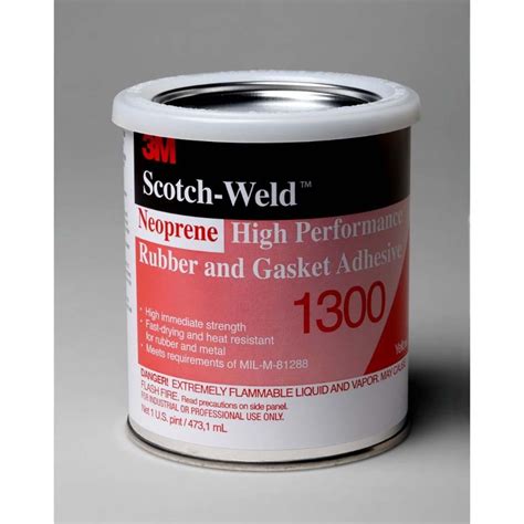 3m Neoprene High Performance Rubber And Gasket Adhesive 1300l Yellow 1