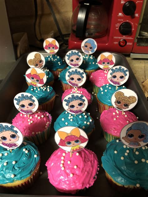 Lol Surprise Cupcakes Diy Cupcake Party Lol Doll Cake Baking Party