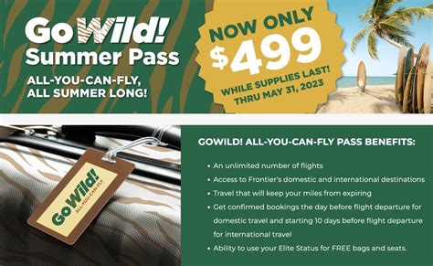 Frontier Is Now Selling Its All You Can Fly Summer Pass For 499