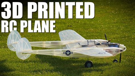 3d Printed Airplane P 38 Lightning Flite Test Rc Planes Rc Plane