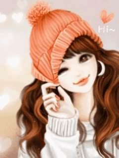 GAMBAR KARTUN KOREA CEWEK CANTIK Animasi Bergerak Korea ...