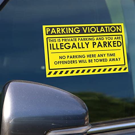 Best Parking Violation Stickers Hard To Remove