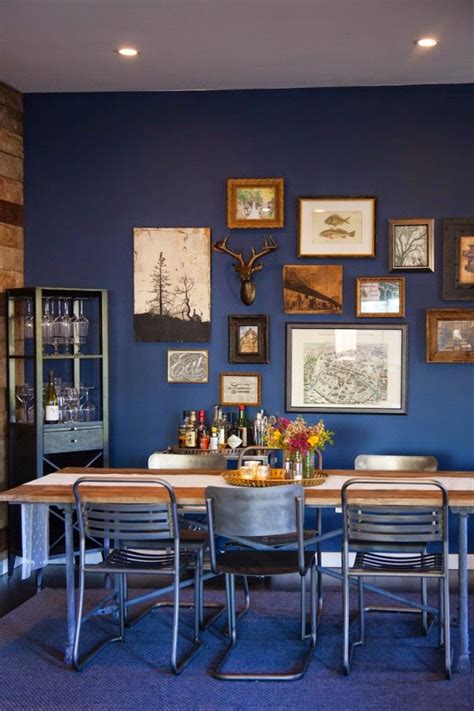Wall paint colors living room ideas. Decor me Happy by Elle Uy: Navy Blue Walls for Living ...