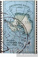 Cuadro en Lienzo Mapa de la Antártida y la reina Maud Land (Noruega ...