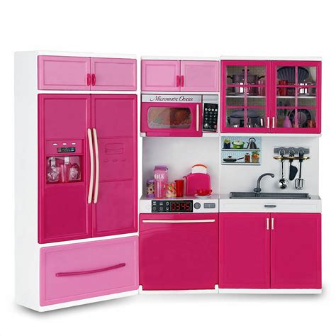 Discover the best toy kitchen sets in best sellers. Kids Large Kitchen Playset Girls&Boys Pretend Cooking Toy ...