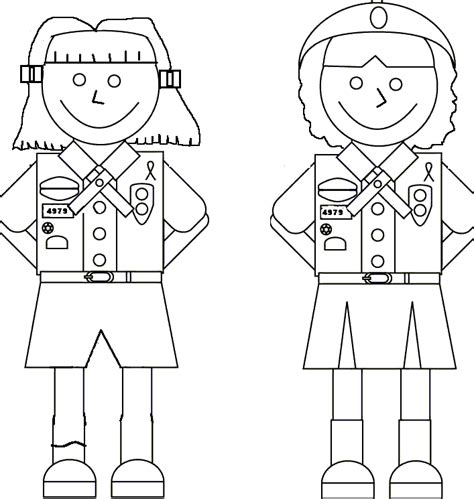Select from 35919 printable crafts of cartoons, nature, animals, bible and many more. Girl Scout Brownies Coloring Pages - Coloring Home