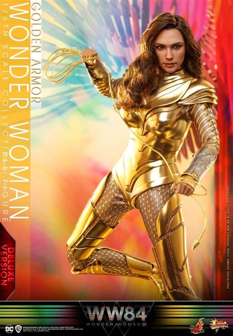 hot toys mms578 wonder woman 1984 golden armor deluxe version 1 6 scale 2dbeat hobby store