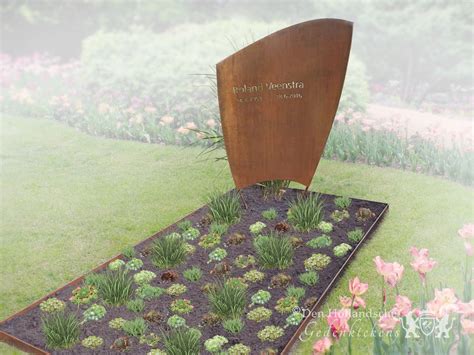 Grafmonument Zeil Cortenstaal Den Hollandsche Gedenktekens