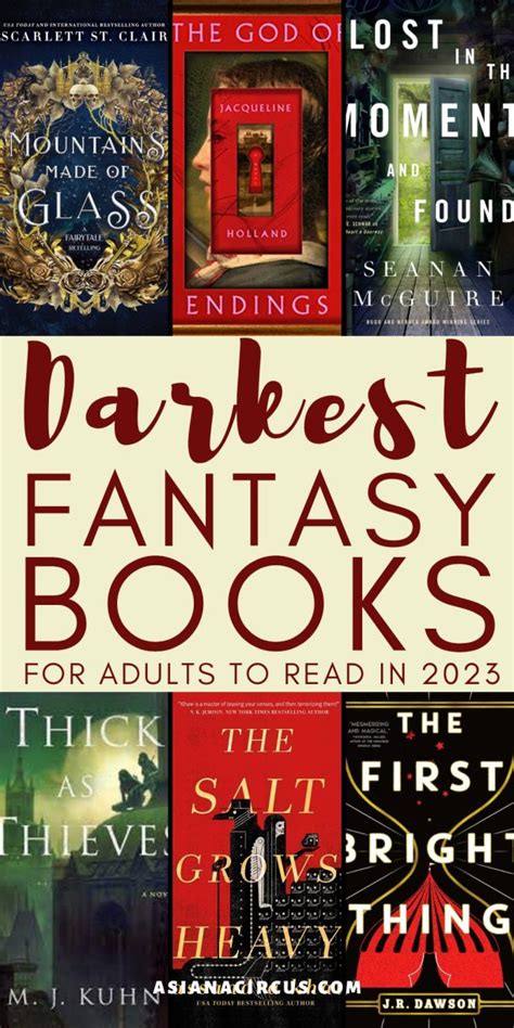 26 Best Dark Fantasy Books For Adults Asiana Circus