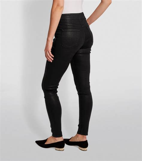 Womens J Brand Black Natasha High Rise Skinny Jeans Harrods