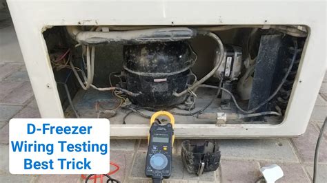 Deep Freezer Compressor And Wiring Connections Testing With Digital